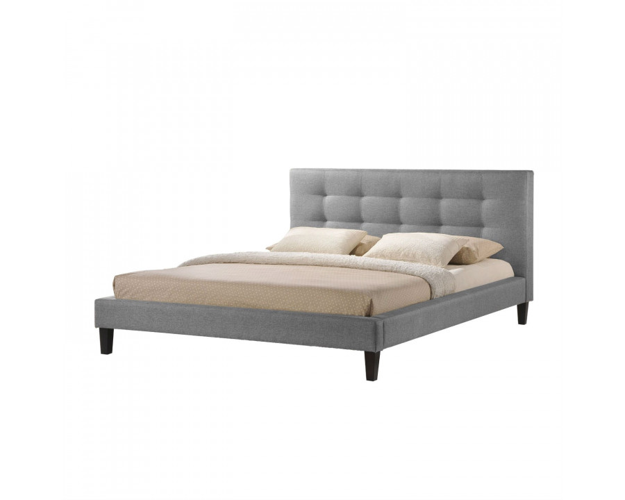 FaFurn - Modern Platform Bed Frame with Headboard