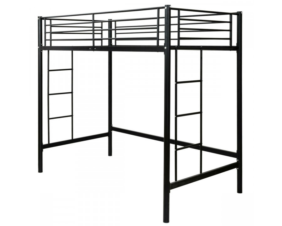 FaFurn - Twin Size Bed Frame in Black, Metal