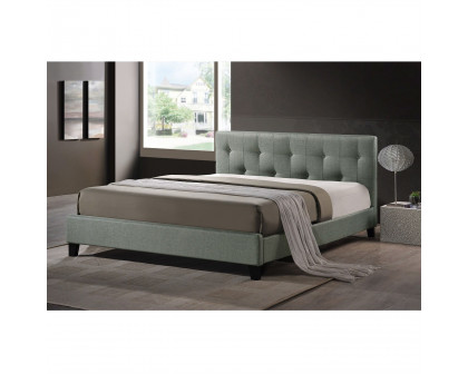 FaFurn - Modern Platform Bed Frame with Headboard