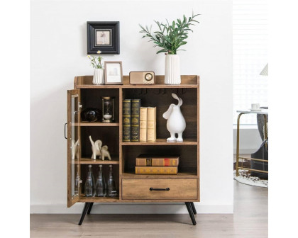 FaFurn - Sideboard Buffet in Walnut, Wood