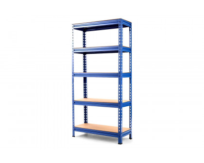 FaFurn - Heavy Duty Adjustable 5-Shelf Metal Storage Rack