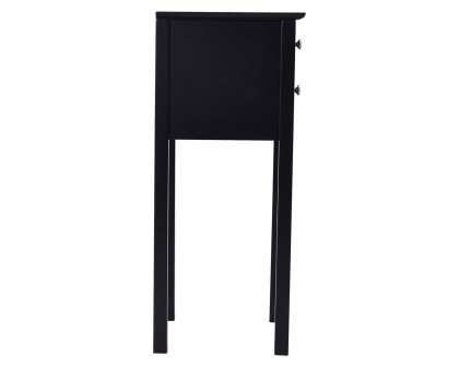 FaFurn - 2-Drawer Nightstand in Black