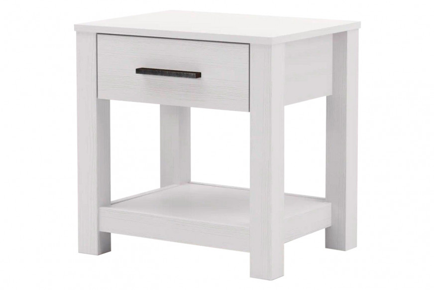 FaFurn™ Farmhouse Traditional Rustic End Table - White Pine, Wood