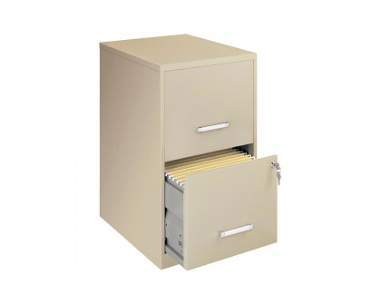 FaFurn - Locking 2-Drawer Vertical File Cabinet