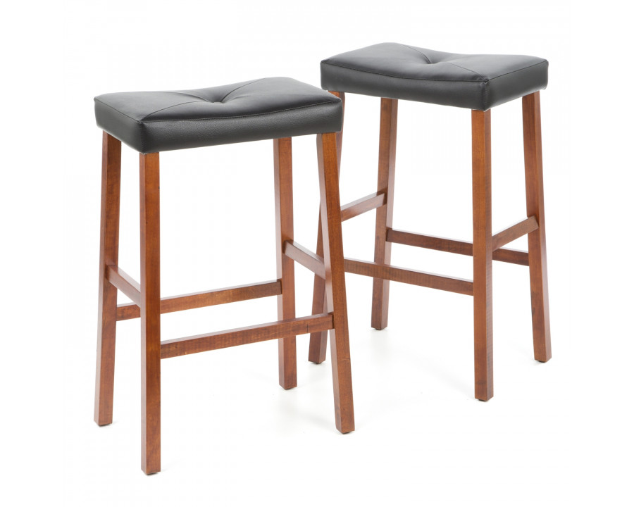 FaFurn - Set of 2 Barstools Set in Cherry