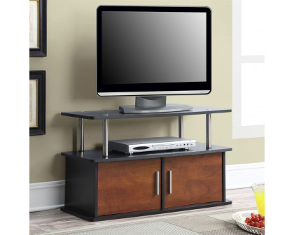 FaFurn - Modern TV Stand in Brown Cherry, Wood