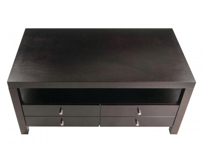 FaFurn™ - Modern Espresso 2 Drawer Coffee Table