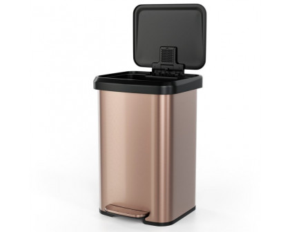 FaFurn - 13 Gallon Trash Can with Soft Close Lid