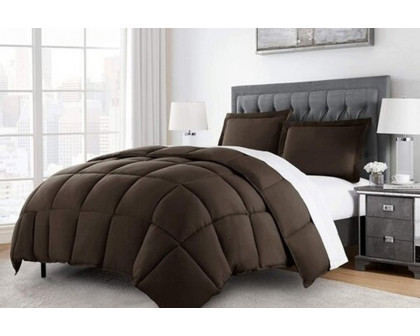 FaFurn - Reversible Microfiber Down Alternative Comforter Set