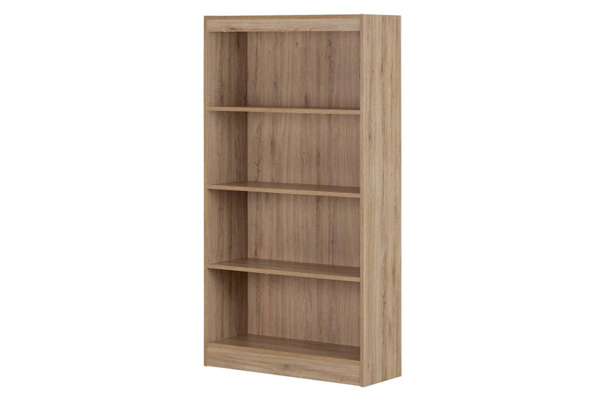 FaFurn™ 4-Shelf Bookcase - Natural Oak, Wood