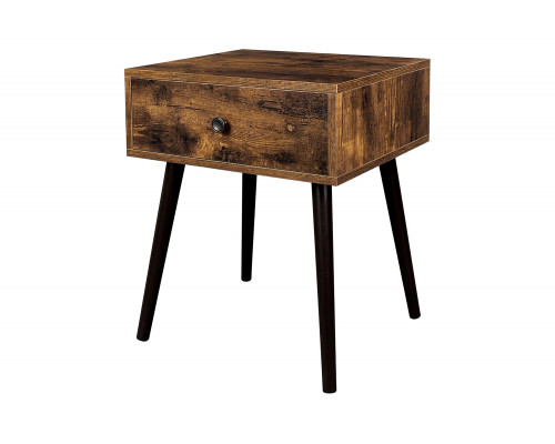 FaFurn - Modern Rustic Farmhouse Table 1 Drawer Nightstand