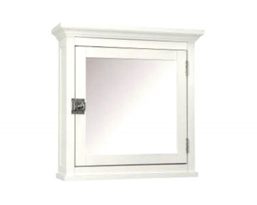 FaFurn - Classic White Bathroom Medicine Cabinet with Mirror