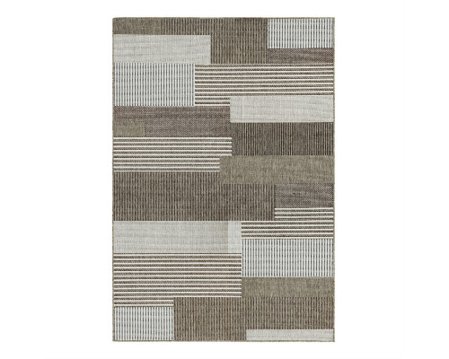 FaFurn - Modern Geometric Rug in Brown