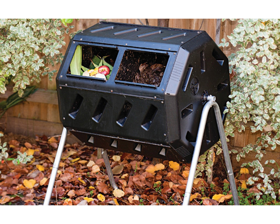 FaFurn - 37-Gallon Tumbling Compost Bin