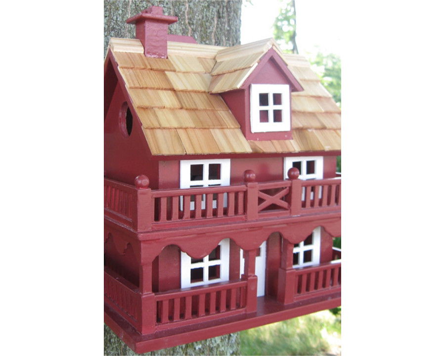 FaFurn - Red Wood Birdhouse