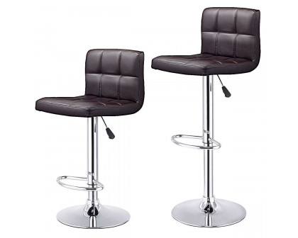 FaFurn - Set of 2 Swivel Barstools Set