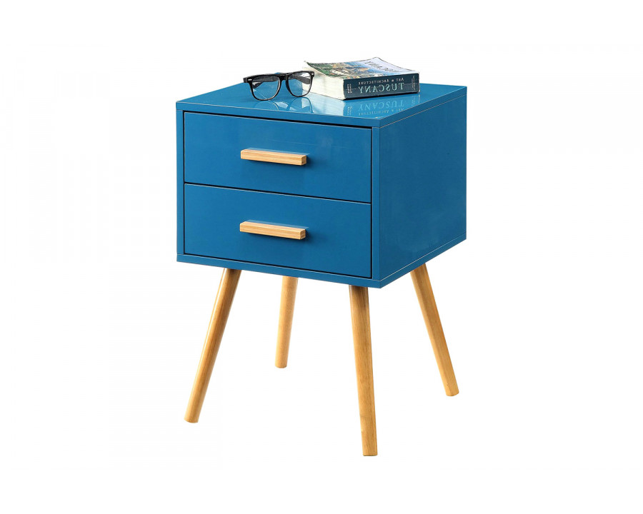 FaFurn - Modern 2-Drawer End Table/Nightstand