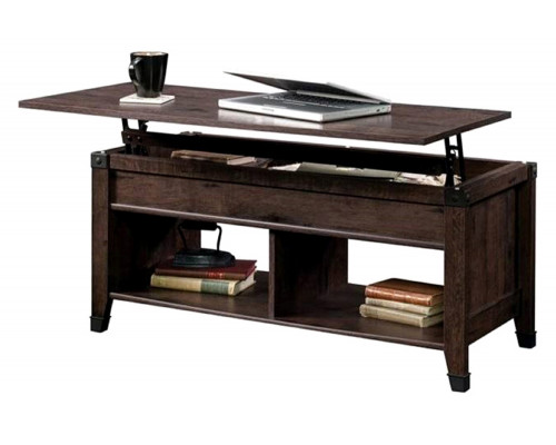 FaFurn - Dark Brown Lift-Top Multi Purpose Coffee Table