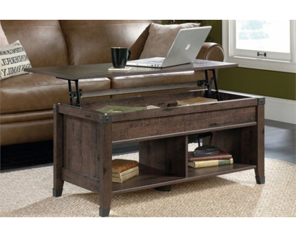 FaFurn Dark Brown Lift-Top Multi Purpose Coffee Table