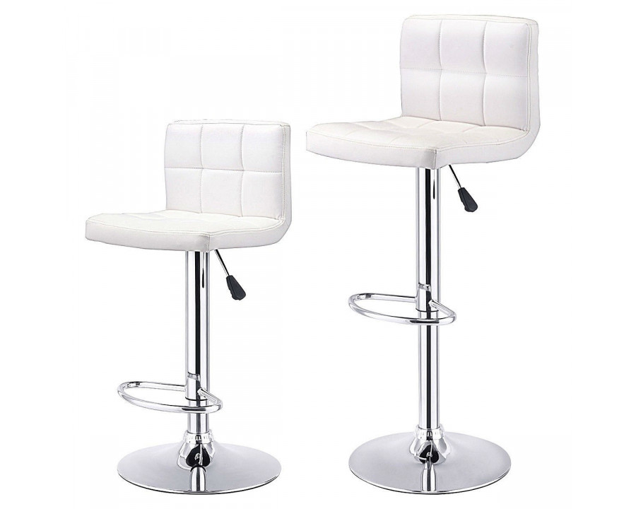 FaFurn - Set of 2 Swivel Barstools Set