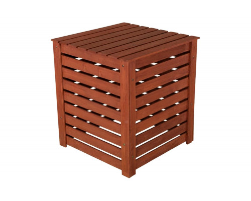 FaFurn - Outdoor 90 Gallon Solid Wood Compost Bin with Brown Finish