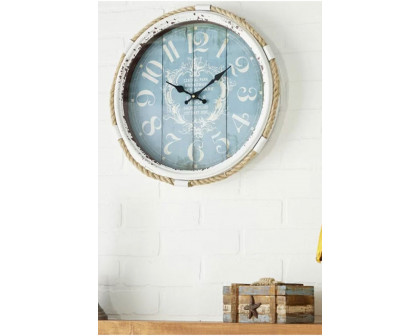 FaFurn - Vintage Style Nautical Wall Clock