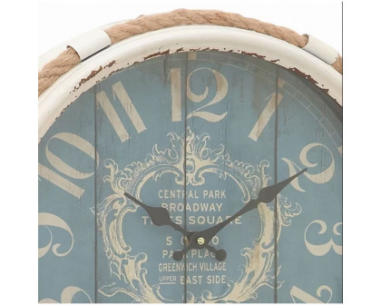 FaFurn Vintage Style Nautical Wall Clock - 17-inch