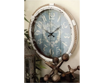 FaFurn Vintage Style Nautical Wall Clock - 17-inch