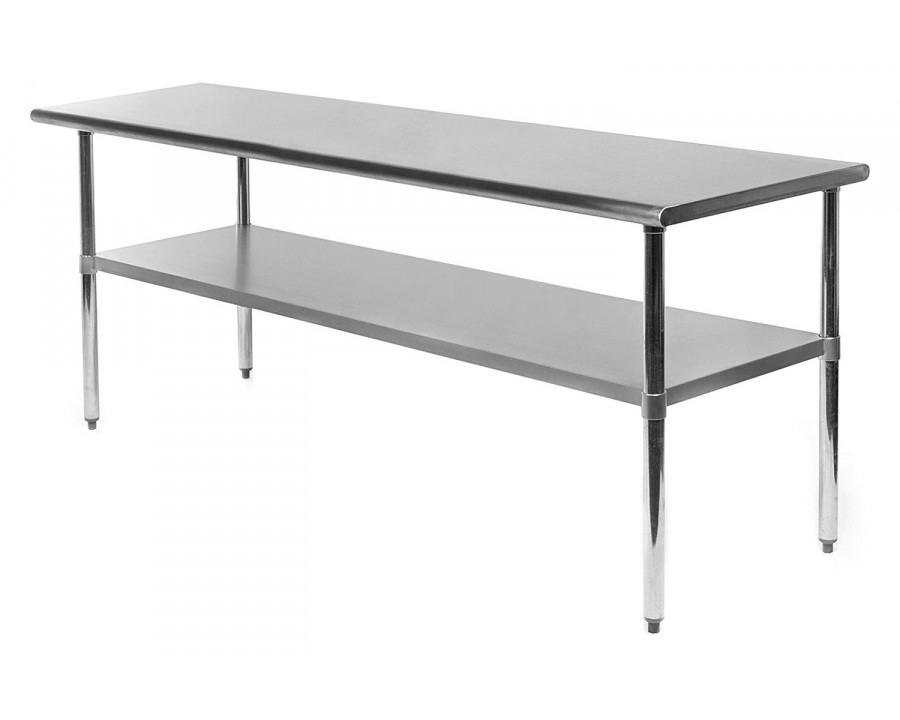 FaFurn - Heavy Duty 72 X 24 Inch Stainless Steel Kitchen Restaurant Prep Work Table