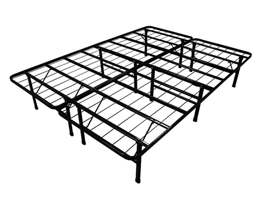 FaFurn Steel Folding Metal Platform Bed Frame - King Size