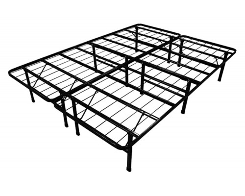 FaFurn Steel Folding Metal Platform Bed Frame - Queen Size