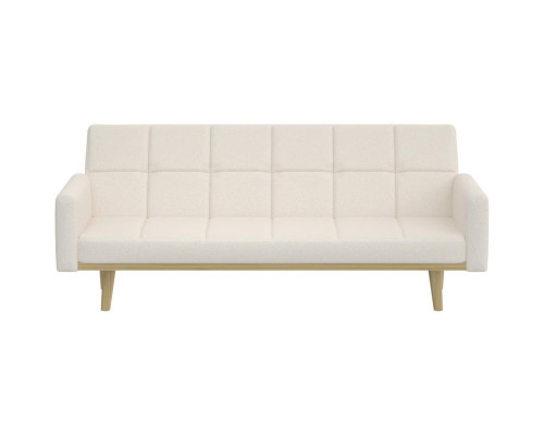 FaFurn - Modern Sofa-Bed in Ivory, Fabric