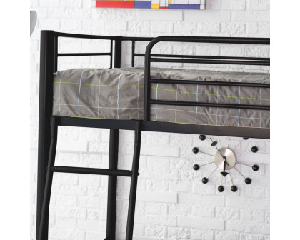 FaFurn - Bunk Bed with Ladder and Safety Rails