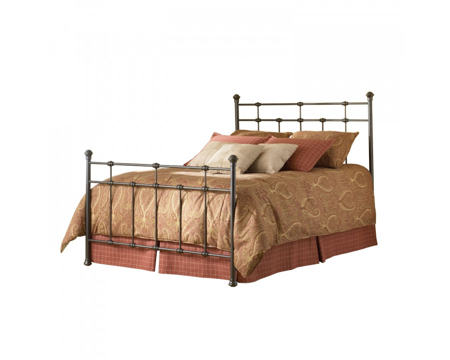 FaFurn - Twin Size Bed Frame in Brown, Metal