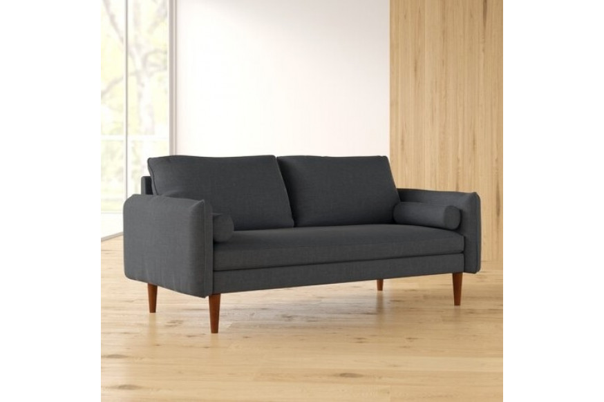 FaFurn™ Modern Sofa - Dark Gray, Fabric