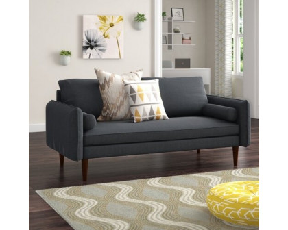 FaFurn™ Modern Sofa - Dark Gray, Fabric