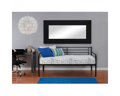 FaFurn Contemporary Twin Size Daybed - Black, Metal