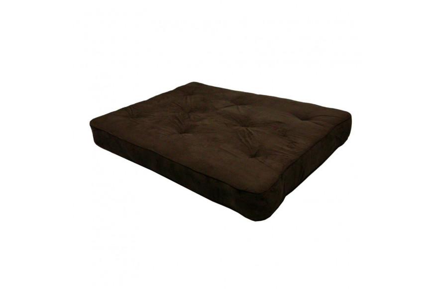 FaFurn™ Full Size Mattress with Futon Cover - Chocolate