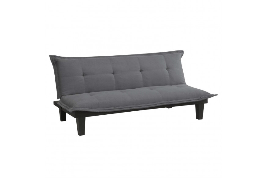 FaFurn™ Click-Clack Sofa-Bed - Charcoal, Microfiber