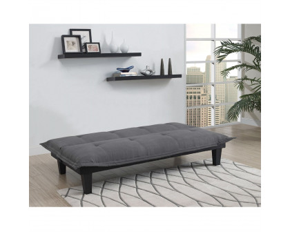 FaFurn™ Click-Clack Sofa-Bed - Charcoal, Microfiber