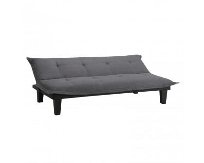 FaFurn™ Click-Clack Sofa-Bed - Charcoal, Microfiber