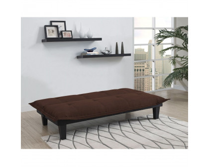 FaFurn™ Click-Clack Sofa-Bed - Brown, Microfiber