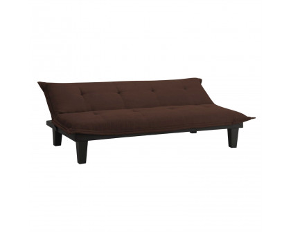 FaFurn™ Click-Clack Sofa-Bed - Brown, Microfiber