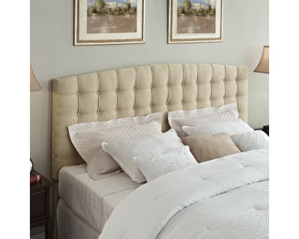 FaFurn - King Size Headboard in Beige