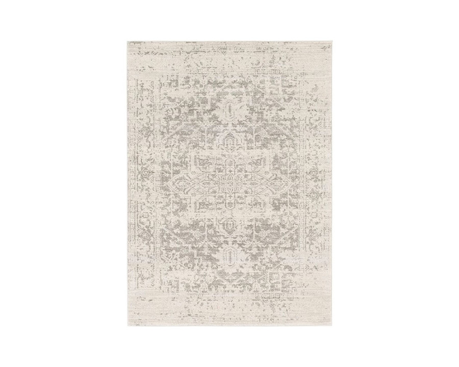 FaFurn Distressed Oriental Area Rug - 3" x 5"