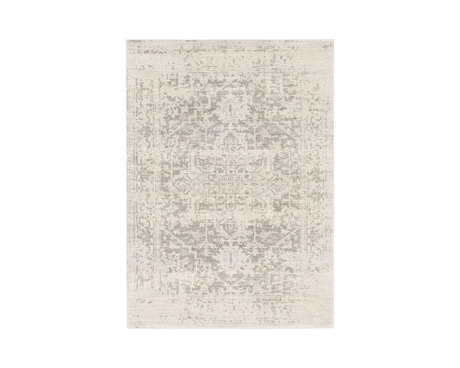 FaFurn Distressed Oriental Area Rug - 5" x 7"