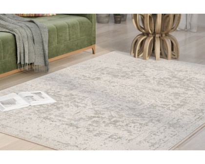 FaFurn Distressed Oriental Area Rug - 5" x 7"