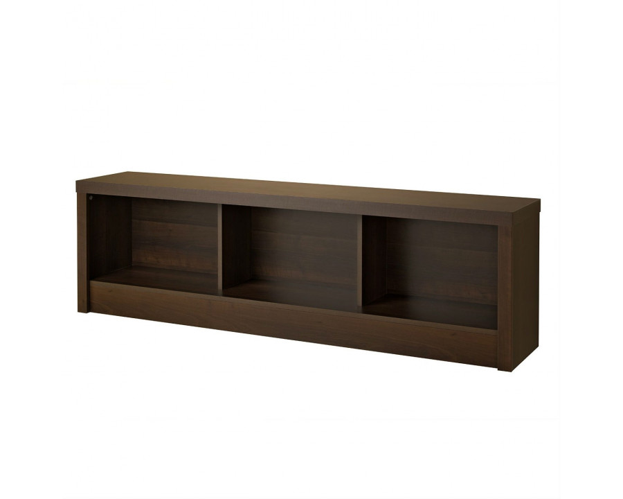 FaFurn - Footboard Bench with Storage in Espresso, Wood