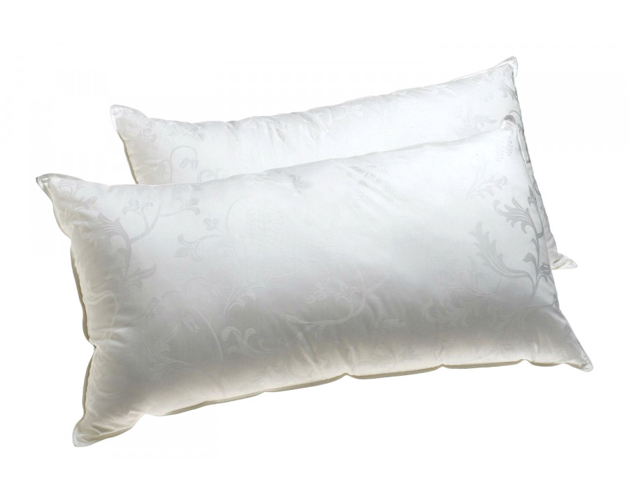 FaFurn - King Size Hypoallergenic Pillows with Gel Fiber Fill (Set of 2)