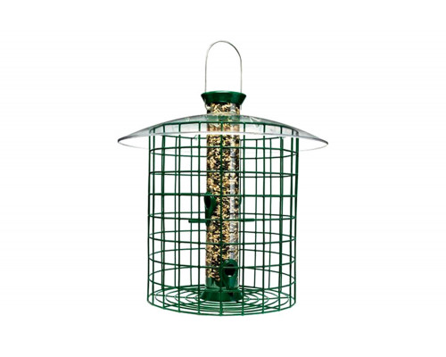 FaFurn - Wild Bird Feeder with Domed Cage in Green